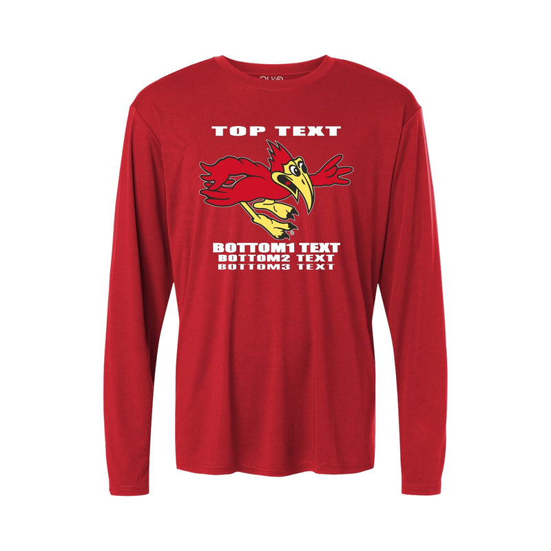 Performance Long Sleeve T-Shirt - Red
