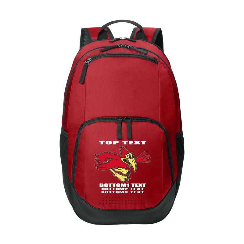 Sport-Tek Rec Backpack - deep red
