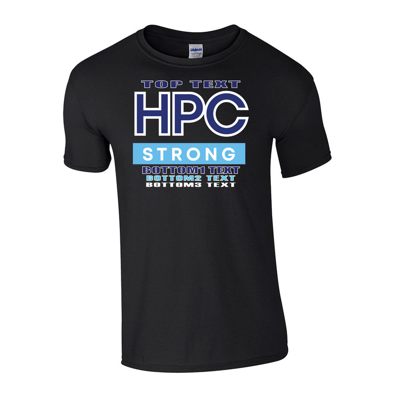 Classic T-Shirt - Black - Logo Text Drop