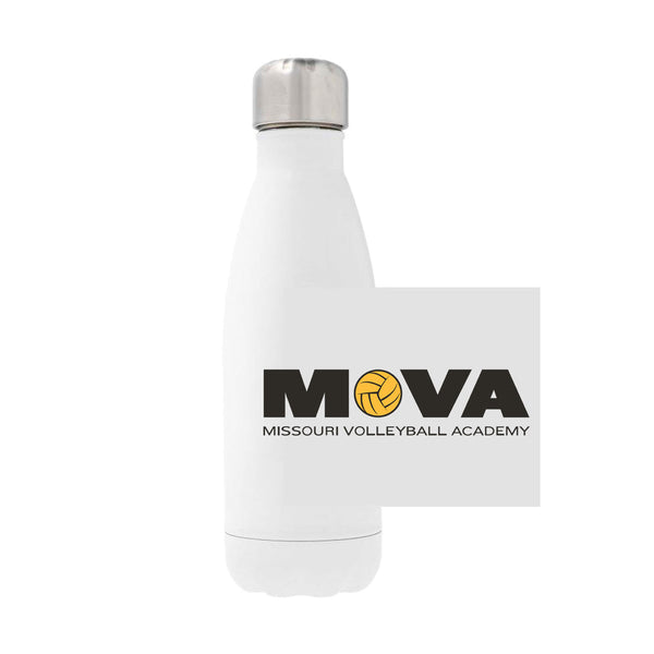 12oz Stainless Steel Water Bottle - white