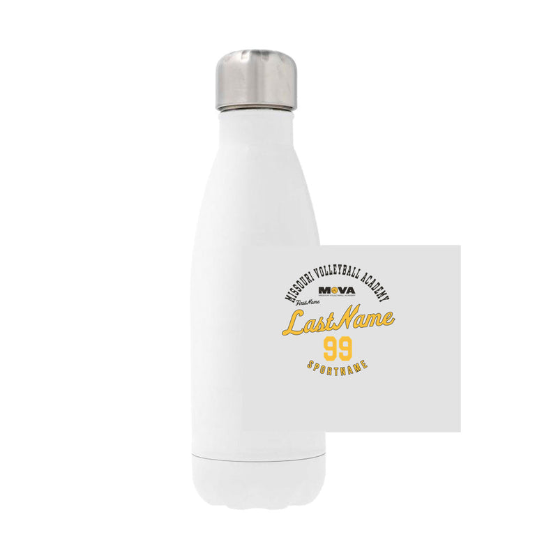 12oz Stainless Steel Water Bottle - White