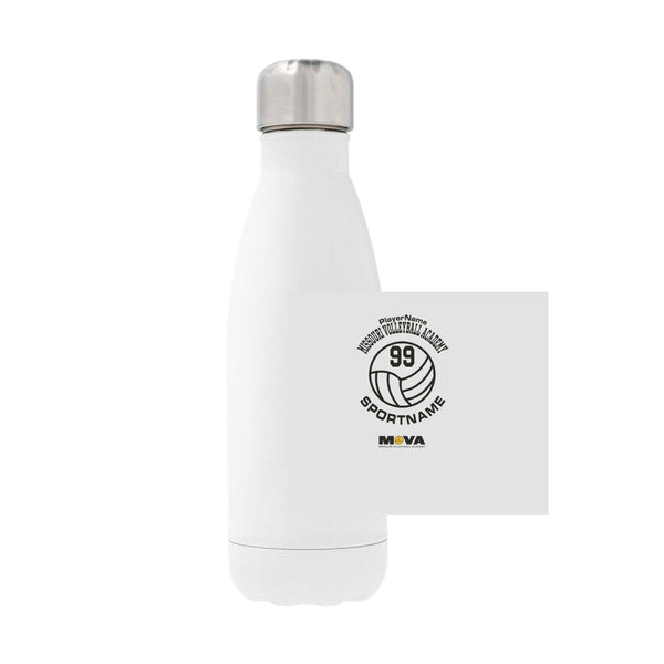 12oz Stainless Steel Water Bottle - White