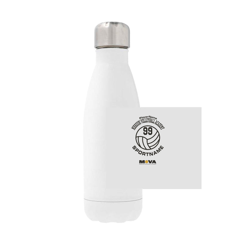 12oz Stainless Steel Water Bottle - White