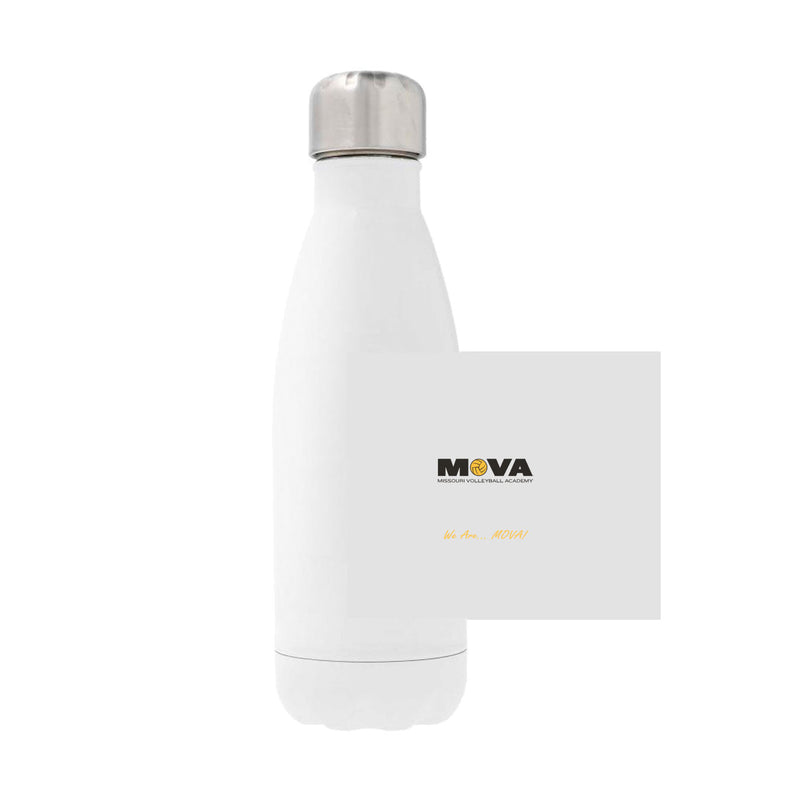 12oz Stainless Steel Water Bottle - white