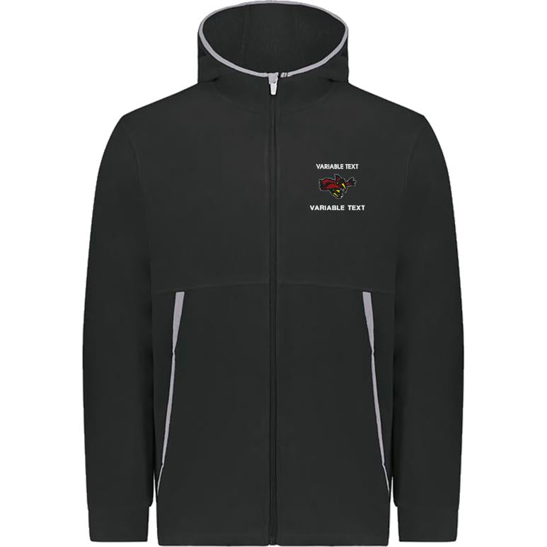 Augusta Chill Fleece 2.0 Full Zip Pullover - Black