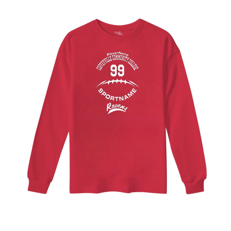 Classic Longsleeve Tee - Cardinal