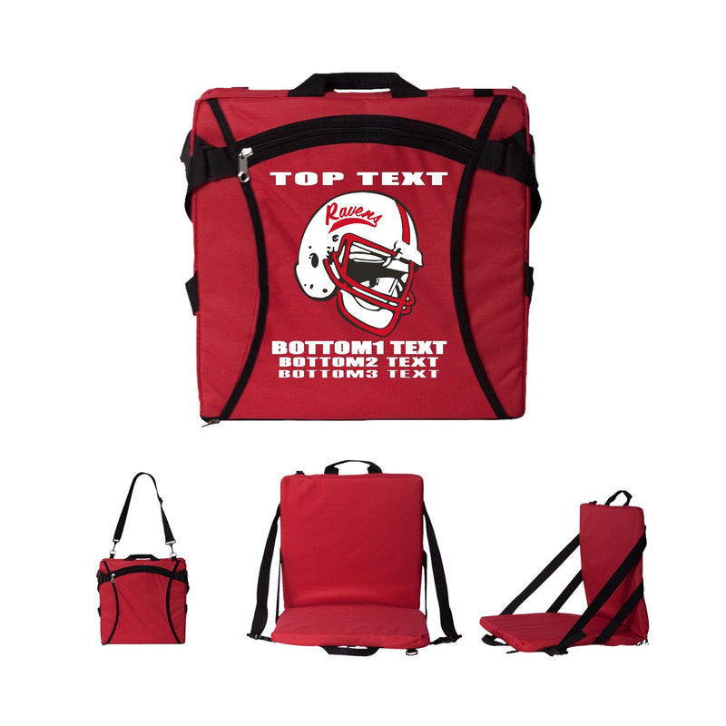 Folding Stadium Seat - red