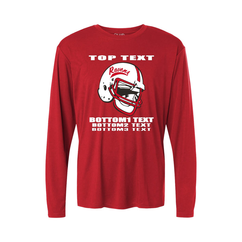 Performance Long Sleeve T-Shirt - Red
