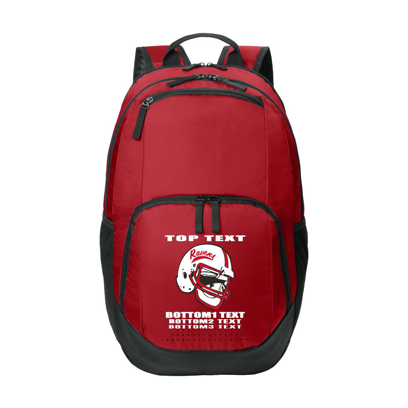 Sport-Tek Rec Backpack - deep red