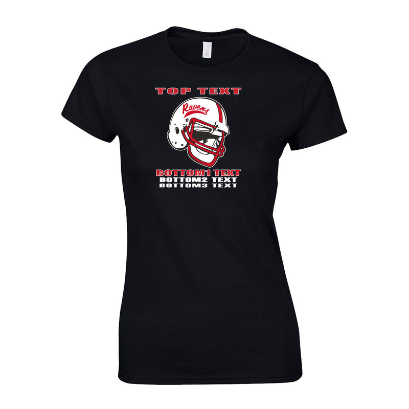 Women's Semi-Fitted Classic T-Shirt  - Black