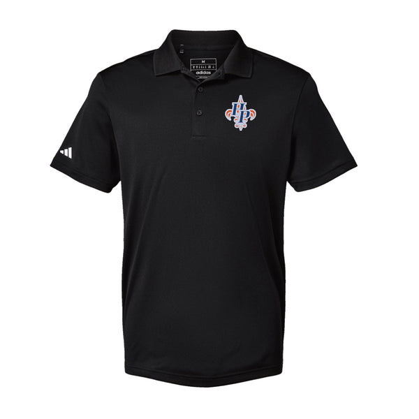 Adidas Sport Polo Men's - Black - Embroidery Text Drop