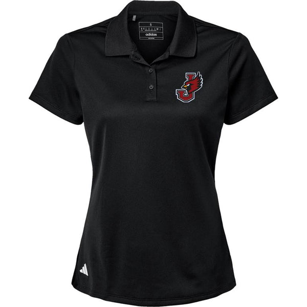 Adidas Sport Polo Women's - Black - Embroidery Text Drop