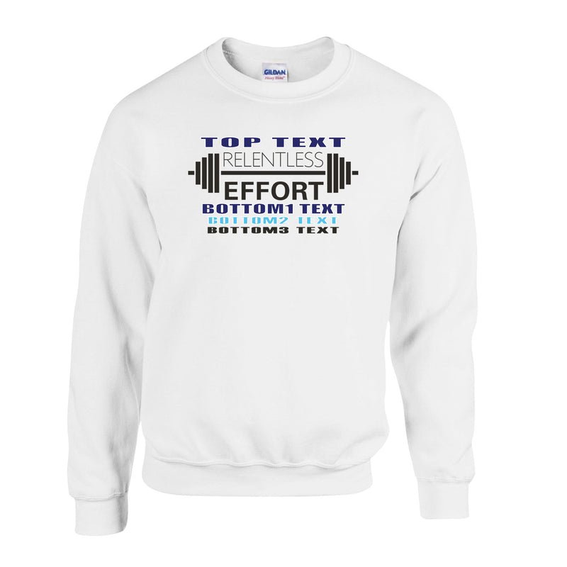 Fleece Crewneck - White