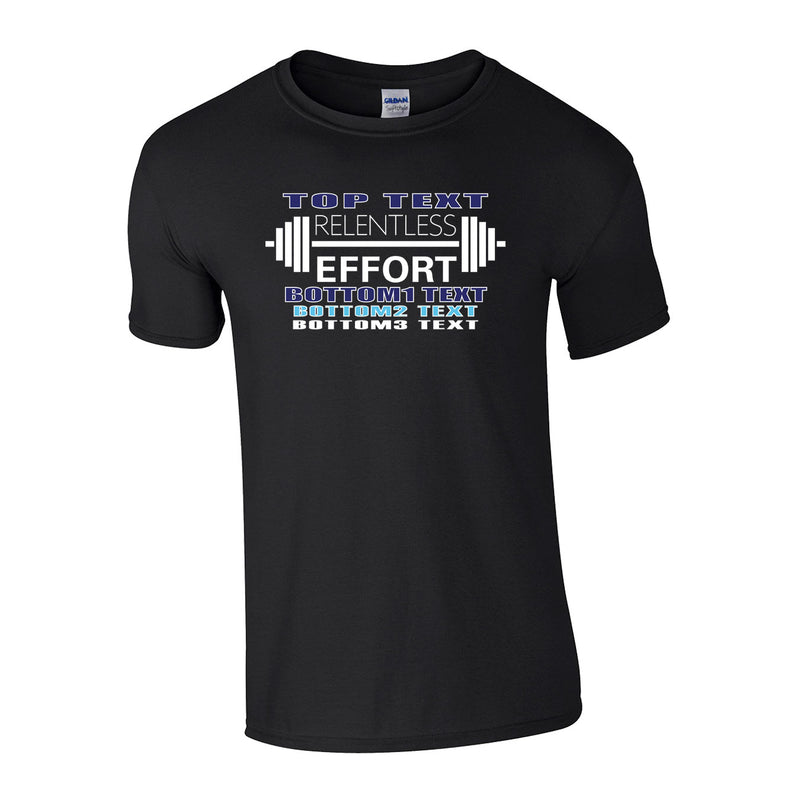Classic T-Shirt - Black - Logo Text Drop
