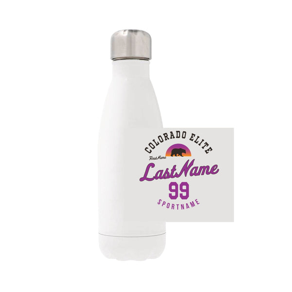 12oz Stainless Steel Water Bottle - White