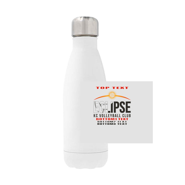 12oz Stainless Steel Water Bottle - White