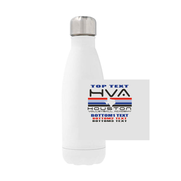 12oz Stainless Steel Water Bottle - White