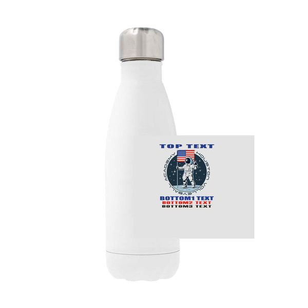 12oz Stainless Steel Water Bottle - White