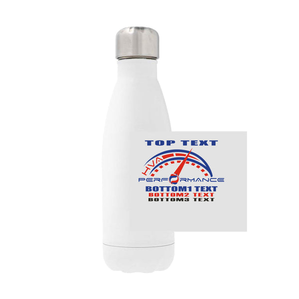 12oz Stainless Steel Water Bottle - White