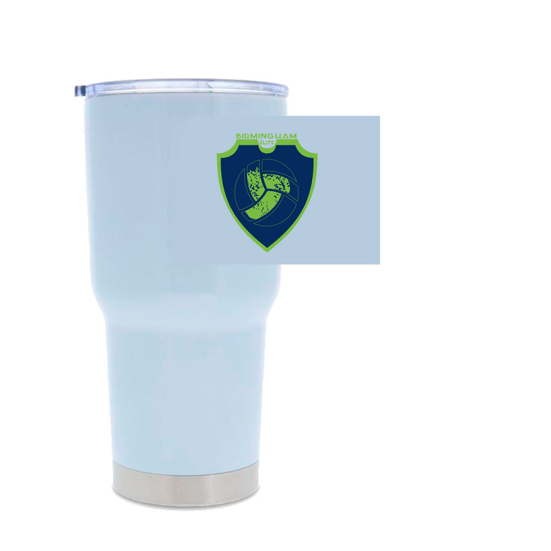 30oz Stainless Steel Tumbler - White