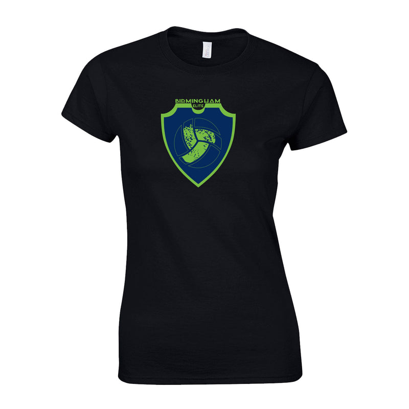 Women's Semi-Fitted Classic T-Shirt  - Black