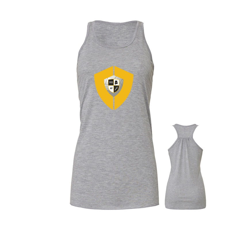 Women's Flowy Racerback Tank - Athletic Heather