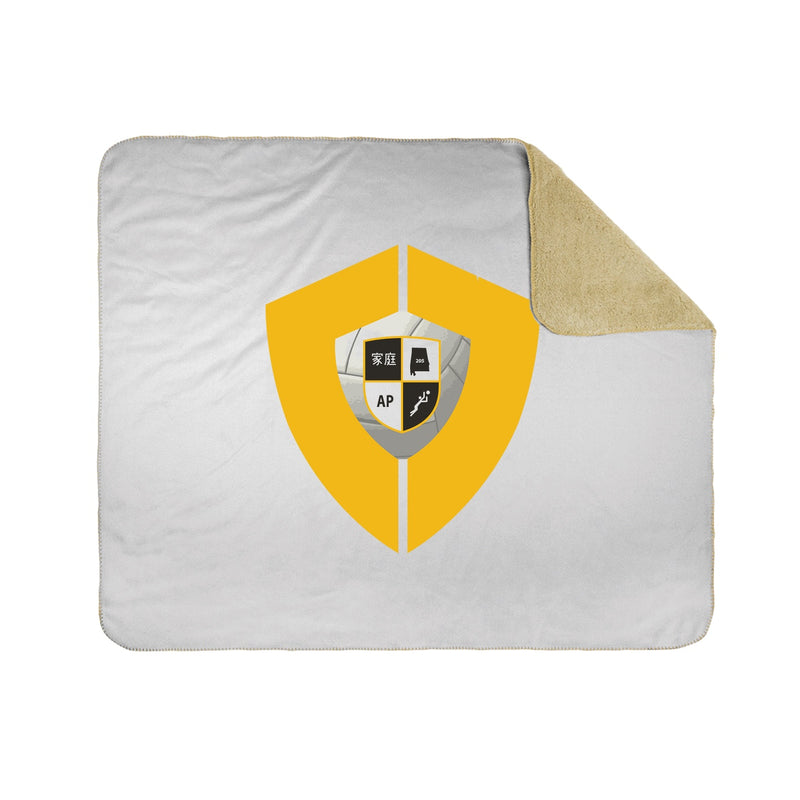 50x60 Sherpa Lined Throw Blanket - White