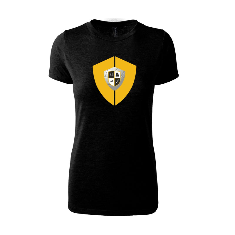 Women's Fitted Triblend T-Shirt - Black