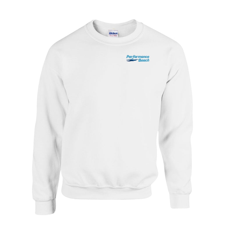 Fleece Crewneck - White