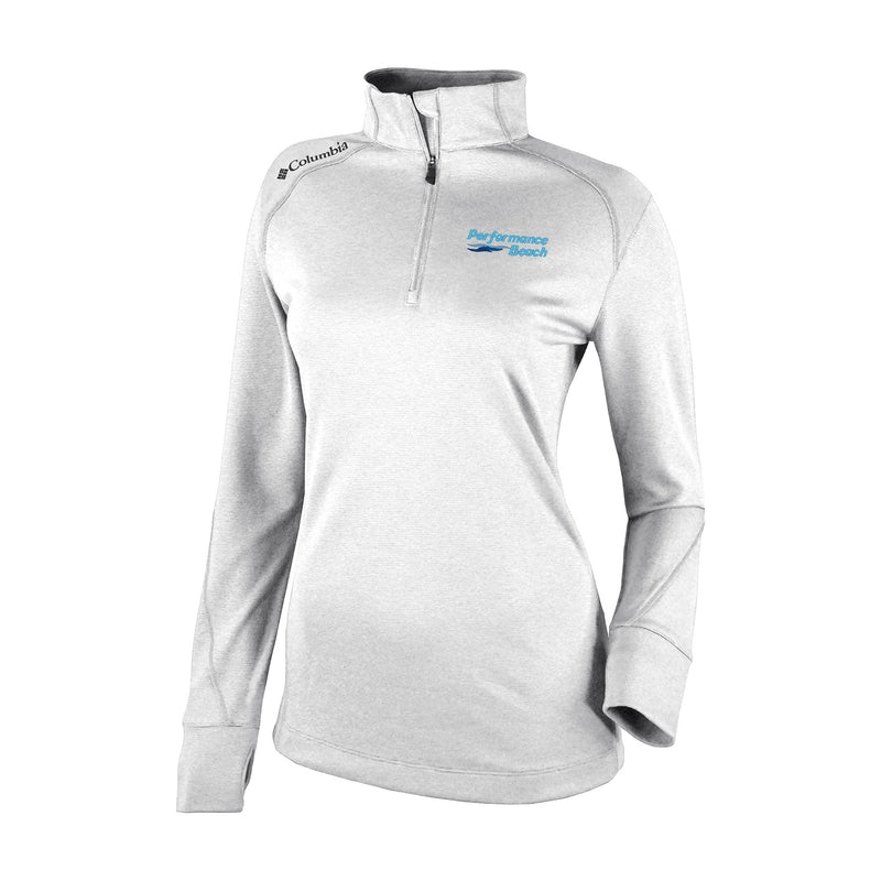 Women's Omni-Wick Shotgun 2.0 1/4 Zip - White