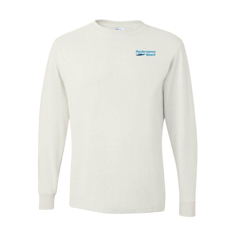 Youth Dri-Power Long Sleeve T-Shirt - White