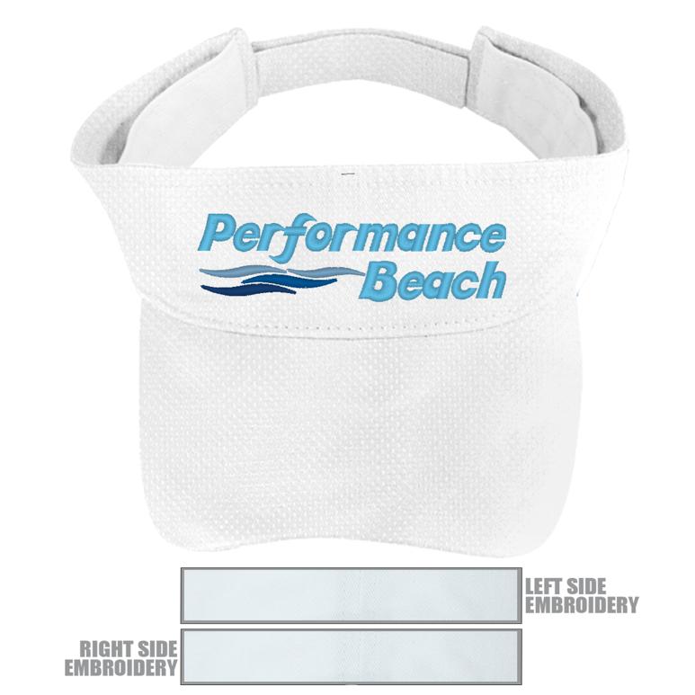 Athletic Mesh Visor - White