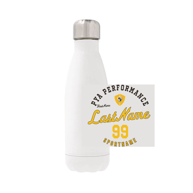 12oz Stainless Steel Water Bottle - White