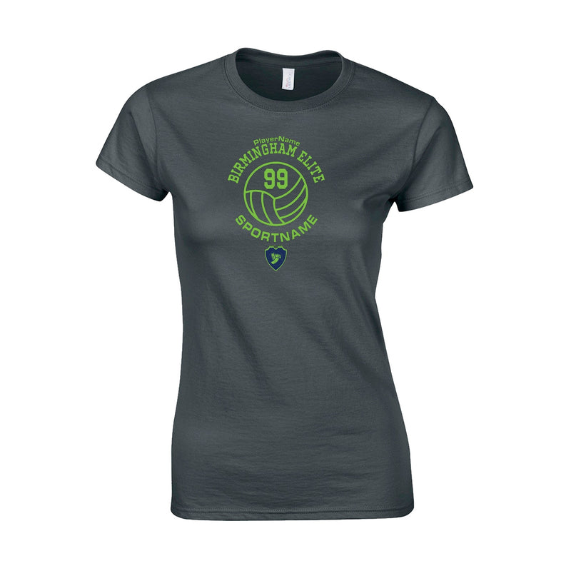 Women's Semi-Fitted Classic T-Shirt  - Charcoal