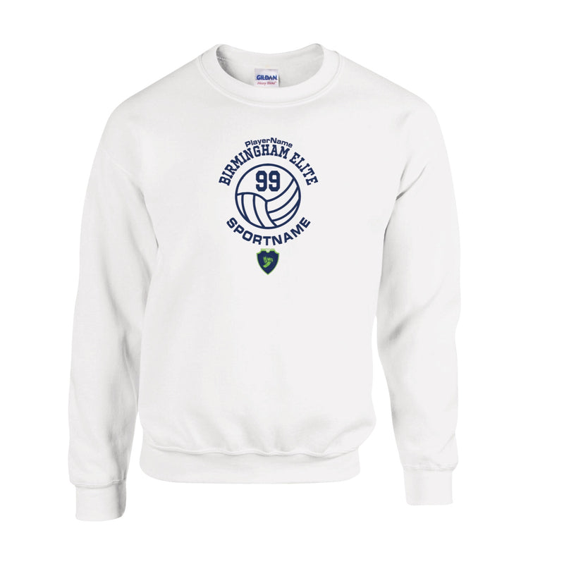 Fleece Crewneck - White