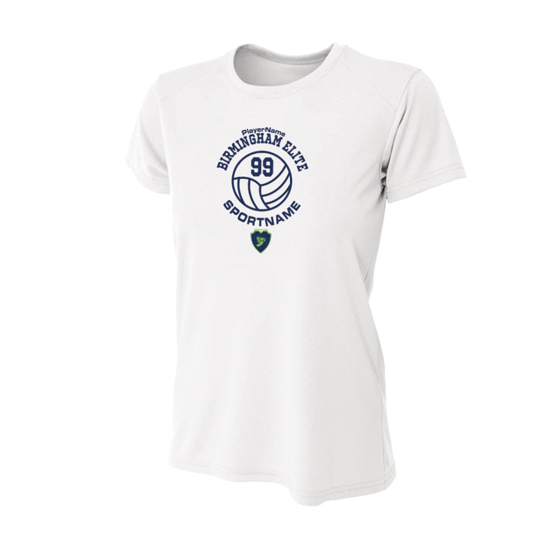 Women's Slim Fitting Performance T-shirt - White