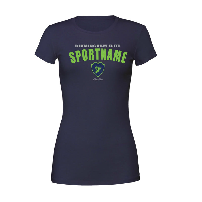 Women's Semi Fitted Premium T-Shirt - Navy