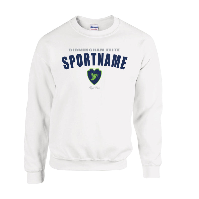 Fleece Crewneck - White