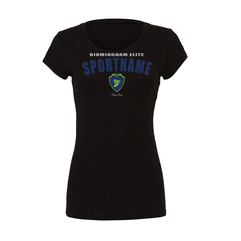 Women's Semi Fitted Premium T-Shirt - Black