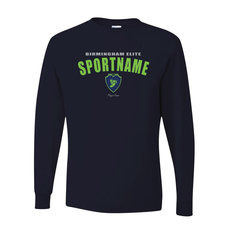Youth Dri-Power Long Sleeve T-Shirt - Navy