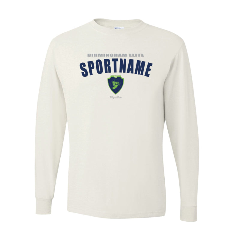 Youth Dri-Power Long Sleeve T-Shirt - White