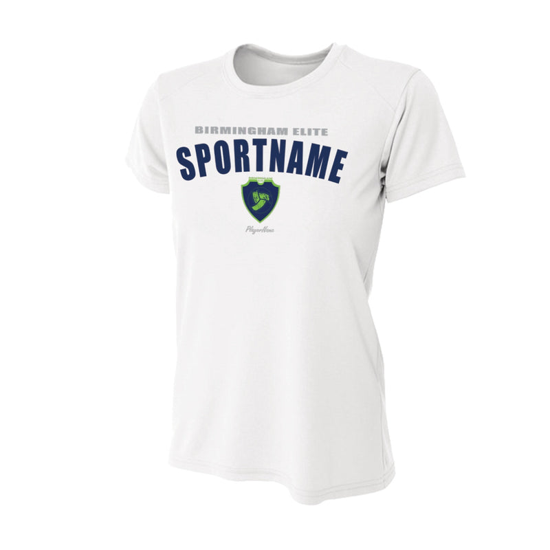Women's Slim Fitting Performance T-shirt - White