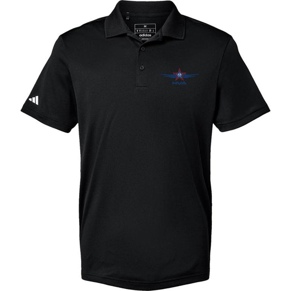 Adidas Sport Polo Men's - Black - Embroidery Text Drop