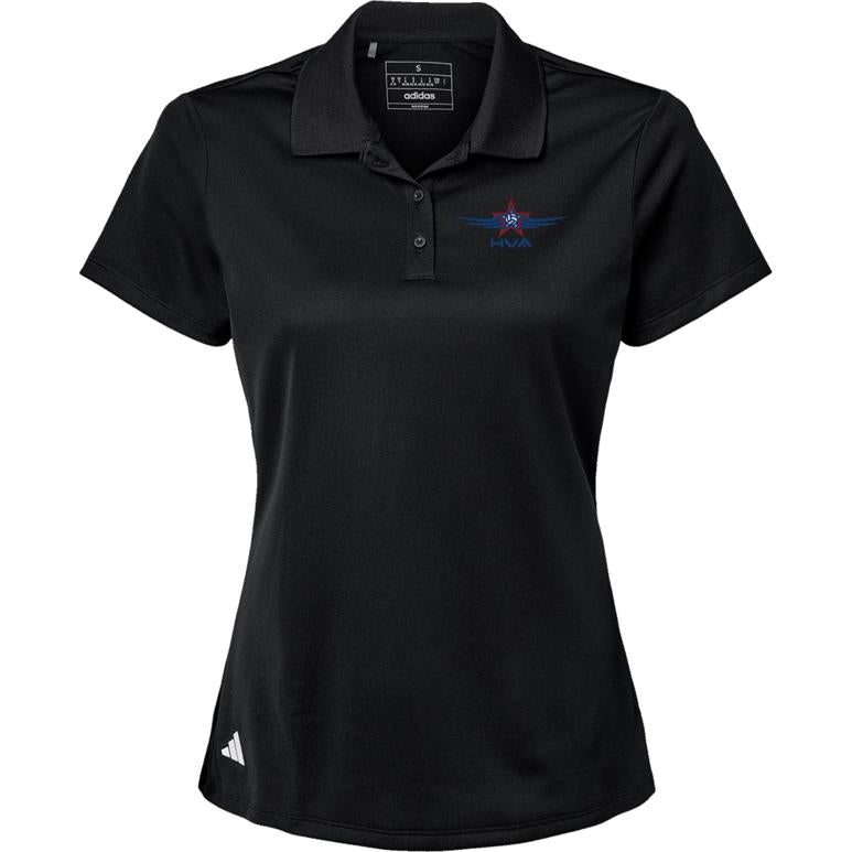 Adidas Sport Polo Women's - Black - Embroidery Text Drop