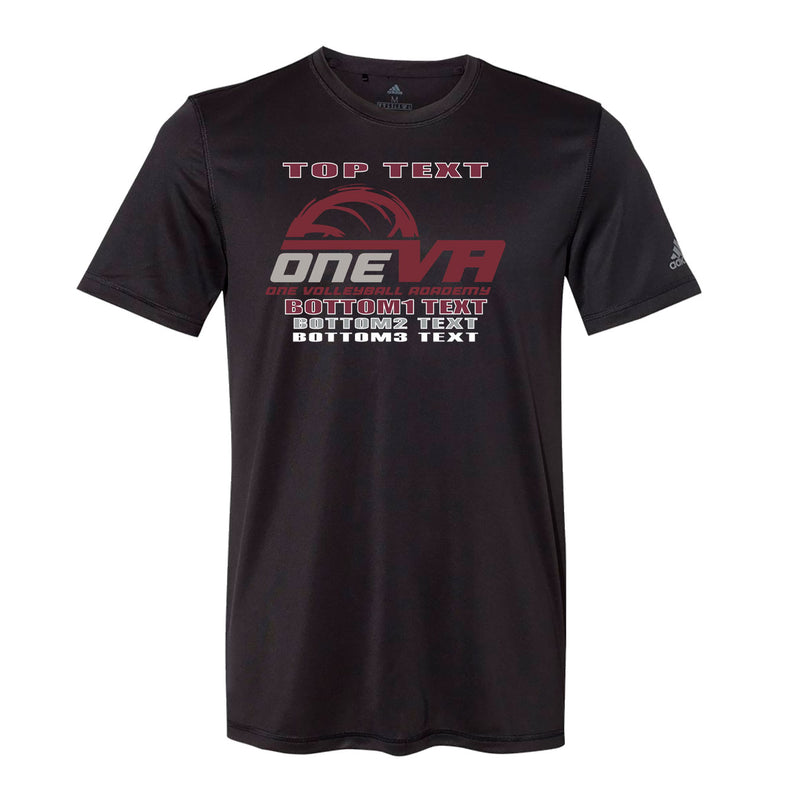 Adidas Sport T-Shirt - Black - Logo Text Drop