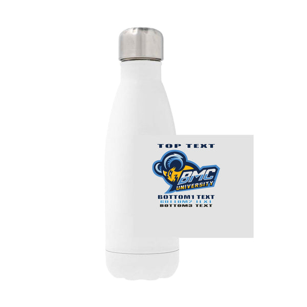 12oz Stainless Steel Water Bottle - White