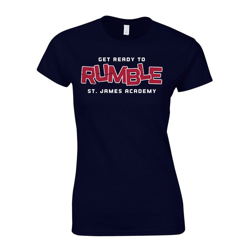 Women's Semi-Fitted Classic T-Shirt  - Navy - Event Designs