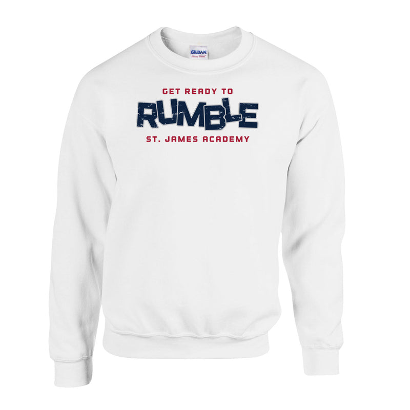 Fleece Crewneck - White