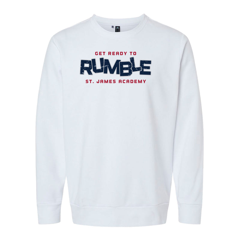 Adidas Fleece Crewneck Sweatshirt - White