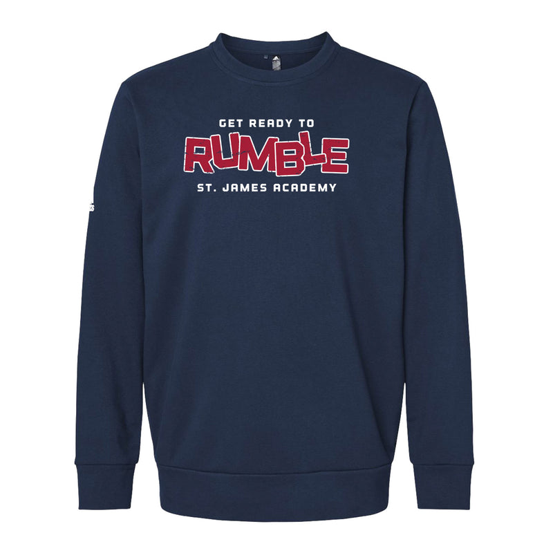 Adidas Fleece Crewneck Sweatshirt - Collegiate Navy